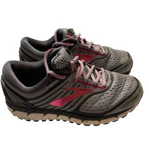 Brooks Ariel 18 Women's 8.5 Wide EE Excellent preowned condition gray pink